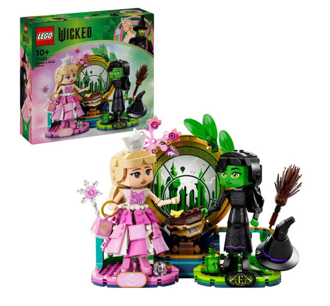 LEGO Конструктор LEGO Wicked Фігурки Ельфаби й Ґлінди 558 деталей (75682)