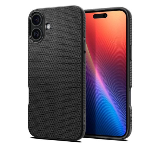Spigen Чохол до мобільного телефона Spigen iPhone 16 Plus Liquid Air Matte Black (ACS08066)