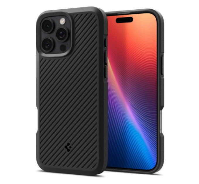Spigen Чохол до мобільного телефона Spigen iPhone 16 Pro Core Armor Matte Black (ACS08157)