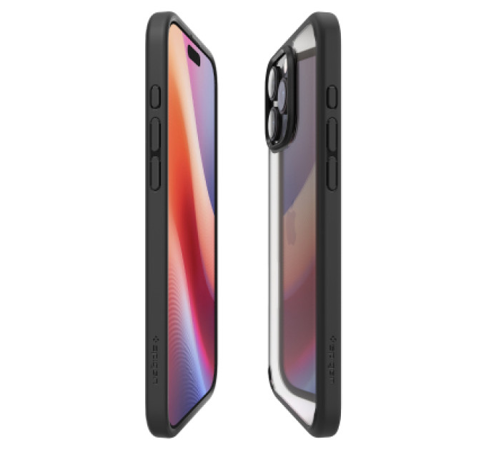 Spigen Чохол до мобільного телефона Spigen iPhone 16 Pro Ultra Hybrid Matte Black (ACS08125)