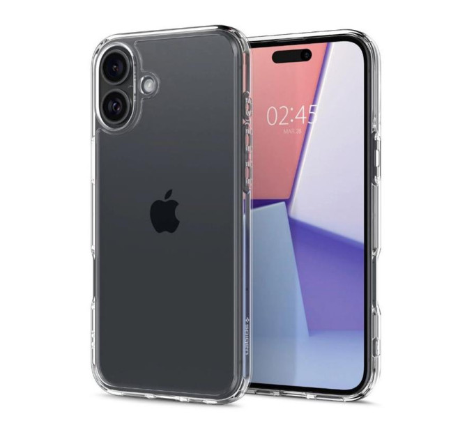 Spigen Чохол до мобільного телефона Spigen iPhone 16 Ultra Hybrid Crystal Clear (ACS08197)