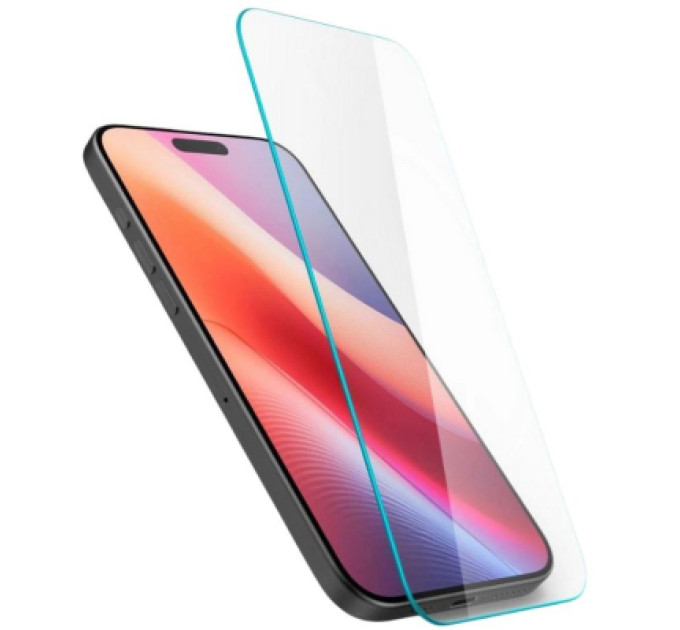 Spigen Скло захисне Spigen iPhone 16 Plus/15 Plus Glas tR SLIM HD (1 Pack) (AGL06890)