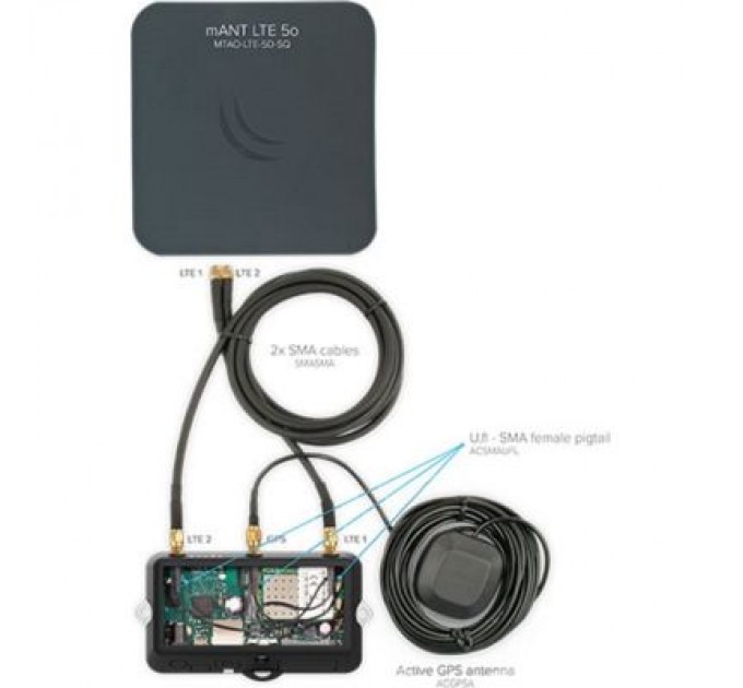 Точка доступу Wi-Fi Mikrotik LtAP mini LTE kit (RB912R-2nD-LTm&EC200A-EU)