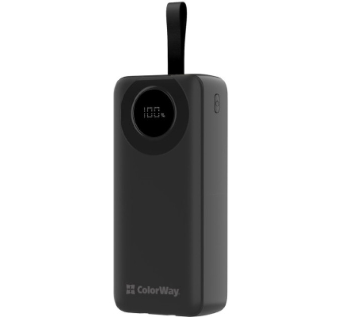 ColorWay Батарея універсальна ColorWay 30 000 mAh EnergyPlus PD/18W, QC3.0/22.5W, Black (CW-PB300LPB4BK-PDD)