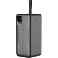 ColorWay Батарея універсальна ColorWay 50 000 mAh PD/18W, QC3.0/22.5, Digital Display, Black (CW-PB500LPC5BK-PDD)