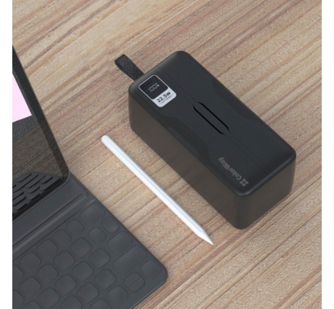 ColorWay Батарея універсальна ColorWay 50 000 mAh PD/18W, QC3.0/22.5, Digital Display, Black (CW-PB500LPC5BK-PDD)