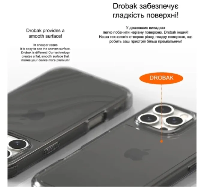 Drobak Чохол до мобільного телефона Drobak Acrylic Case with Airbag для Apple iPhone 15 Pro Max (949407)