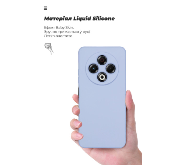 Armorstandart Чохол до мобільного телефона Armorstandart ICON Tecno Spark 30 4G (KL6) Camera cover Lavender (ARM81368)