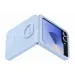Samsung Чохол до мобільного телефона Samsung Silicone Cover with Ring Samsung Galaxy Flip 6 Blue (EF-PF741TLEGUA)