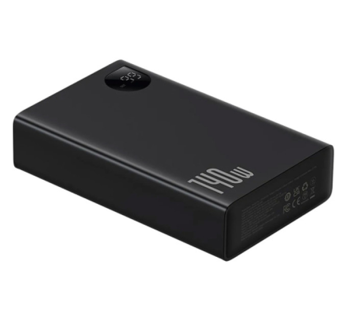 Baseus Батарея універсальна Baseus Adaman Metal Digital Display 24000mAh 140W, Black (P10021508113-00) (P10021507112-02)