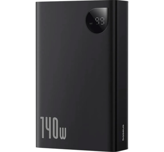 Baseus Батарея універсальна Baseus Adaman Metal Digital Display 24000mAh 140W, Black (P10021508113-00) (P10021507112-02)
