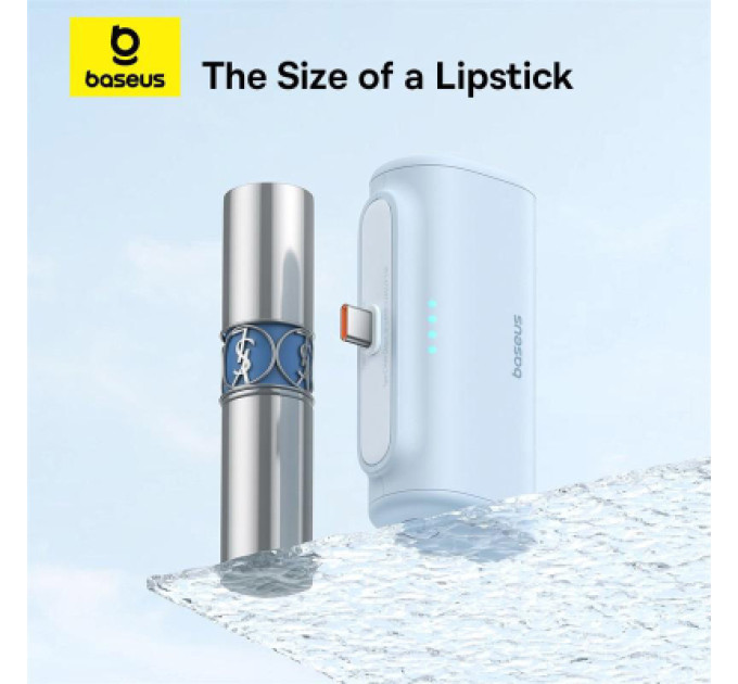 Baseus Батарея універсальна Baseus Compact 4900mAh 20W Type-C, White (PPWC05T) (P10068302212-00)