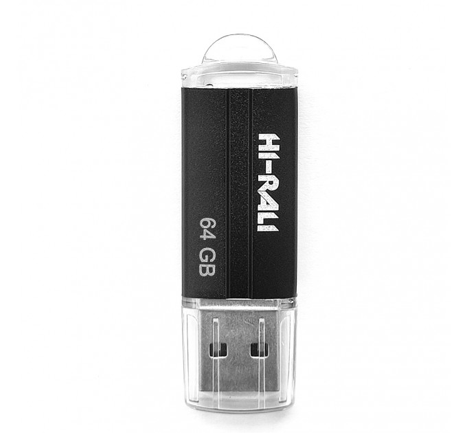 Hi-Rali Флеш-накопитель USB 64GB Hi-Rali Corsair Series Black (HI-64GBCORBK)