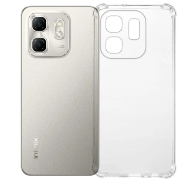 BeCover Чохол до мобільного телефона BeCover Anti-Shock Infinix Hot 50i (X6531) Clear (712777)