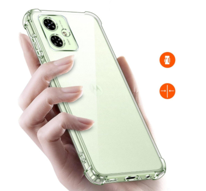 BeCover Чохол до мобільного телефона BeCover Anti-Shock Motorola Moto G55 Clear (712780)