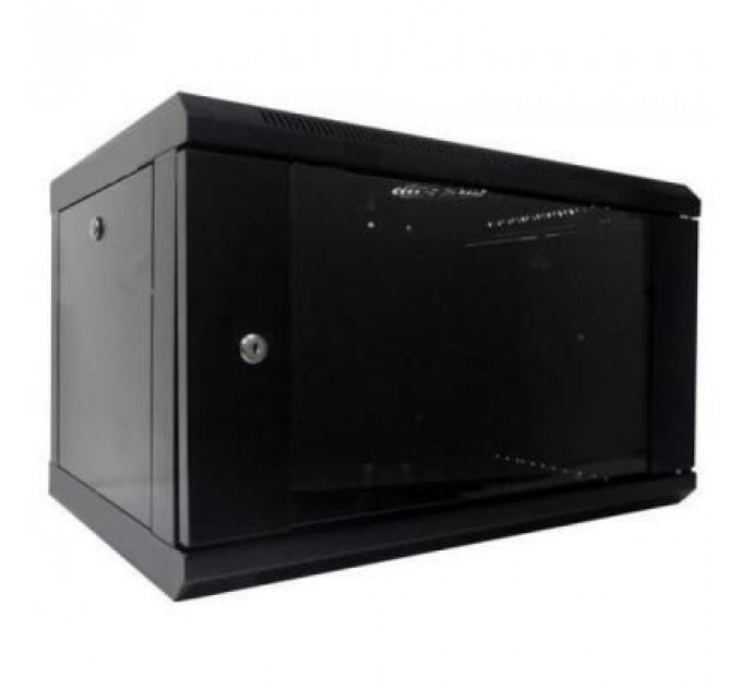 Шафа настінна Hypernet 6U 19" 600x600 (WMNC66-6U-FLAT-BLACK)