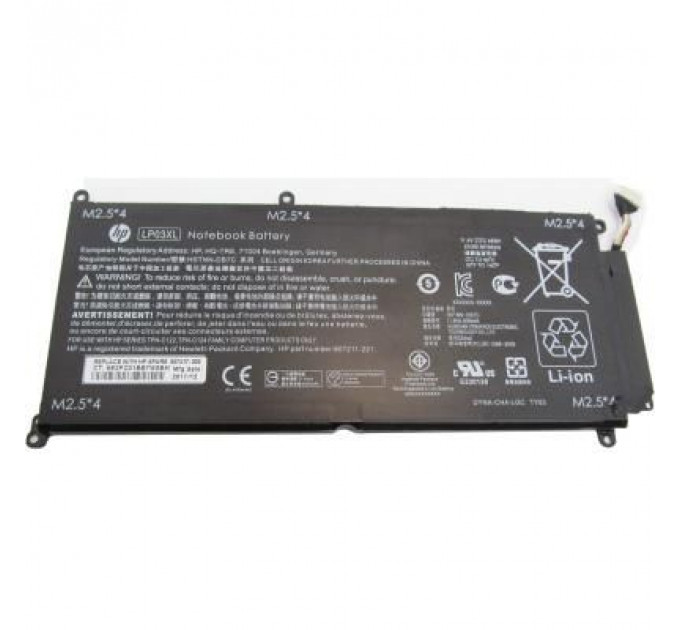 Акумулятор до ноутбука HP Envy 15-A LP03XL, 48Wh (4050mAh), 6cell, 11.4V, Li-ion, черн (A47170)