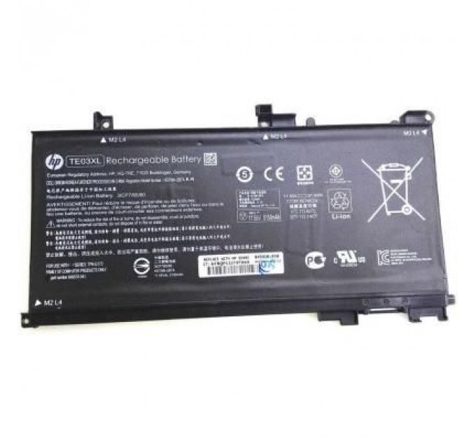 Акумулятор до ноутбука HP Omen 15 HSTNN-UB7A, 5150mAh (61.6Wh), 6cell, 11.55V, Li-ion, (A47219)