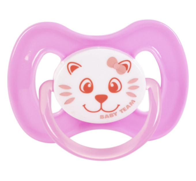 Baby Team Пустушка Baby Team Силіконова класична від народження (4824428030076)