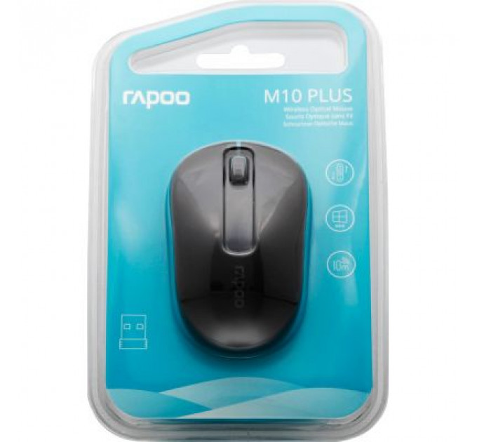 Мишка Rapoo M10 Plus Black