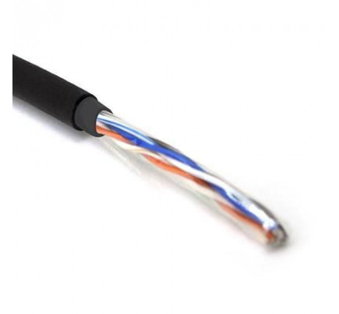 Кабель мережевий Merlion UTP 305м КНП (4*2*0,50) 4Р 24AWG [СCA] Black (03493)