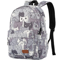 Рюкзак для ноутбука 2E 13" TeensPack Cats, grey (2E-BPT6114GC)