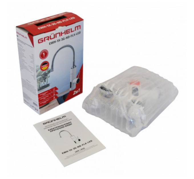 Grunhelm Проточний водонагрівач Grunhelm EWH-1X-3G-ND-FLX-LED