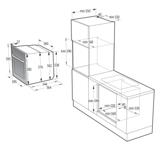Gorenje Духова шафа Gorenje BO6735E02X