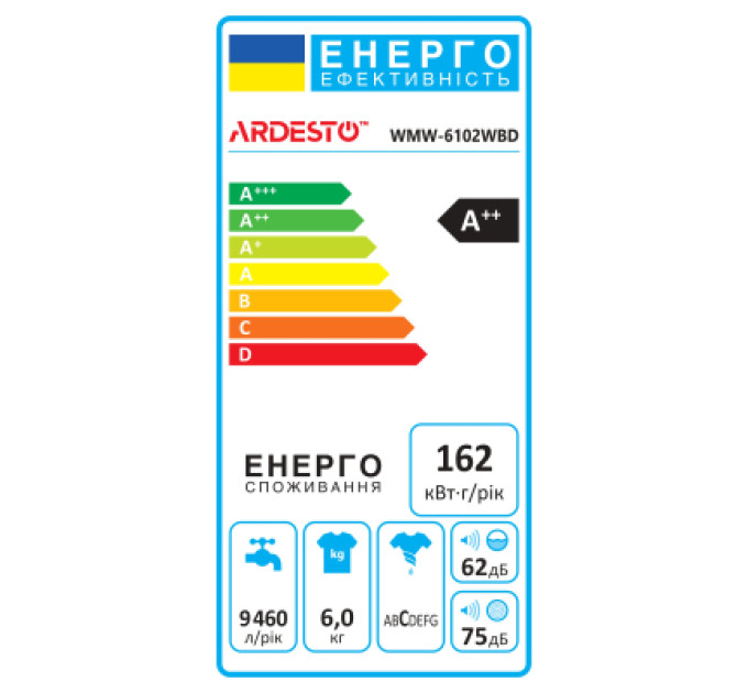Ardesto Пральна машина Ardesto WMW-6102WBD