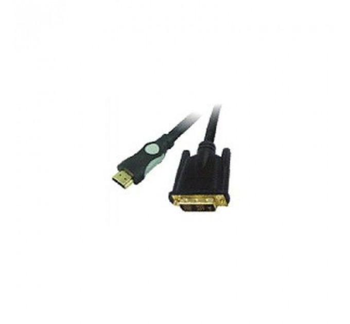 Кабель мультимедійний HDMI to DVI 18+1pin M, 3.0m Viewcon (VD 066-3м.)