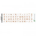 Наклейка на клавіатуру Grand-X 52 mini keys transparent protection Cyrillic orange (GXMPOW)