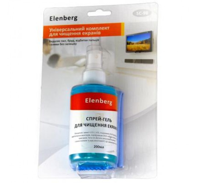 Elenberg Спрей для очищення Elenberg LCD/LED 200ml (SC-9B)