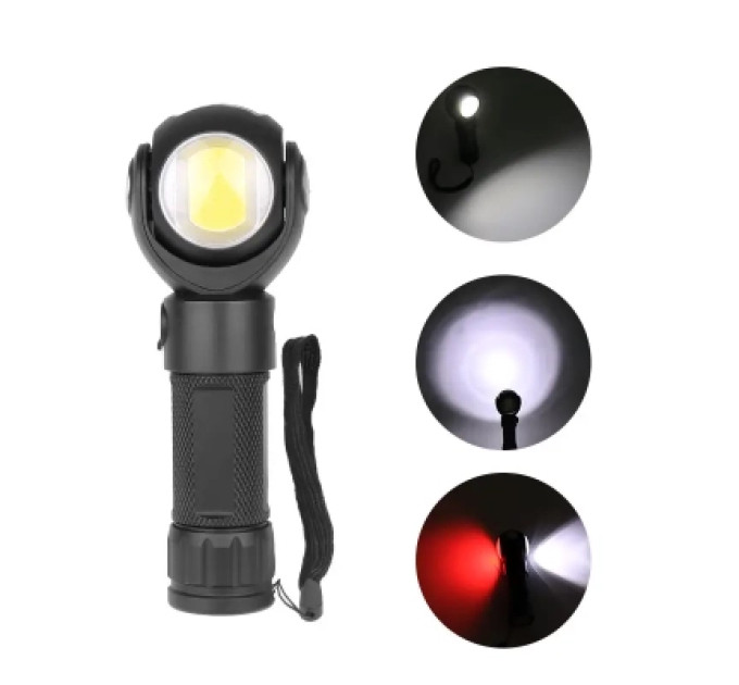 Quantum Ліхтар Quantum worklight Transformer 5W LED+COB з USB (QM-FL2020)