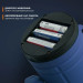Quantum Ліхтар Quantum Nice blue 1WLED + 3WCOB 3xAА (QM-FL3041)
