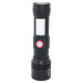 Quantum Ліхтар Quantum Adept 10W LED zoom +COB з USB+ Li-ion18650/2600mAh (QM-FL1031-18650/2600)