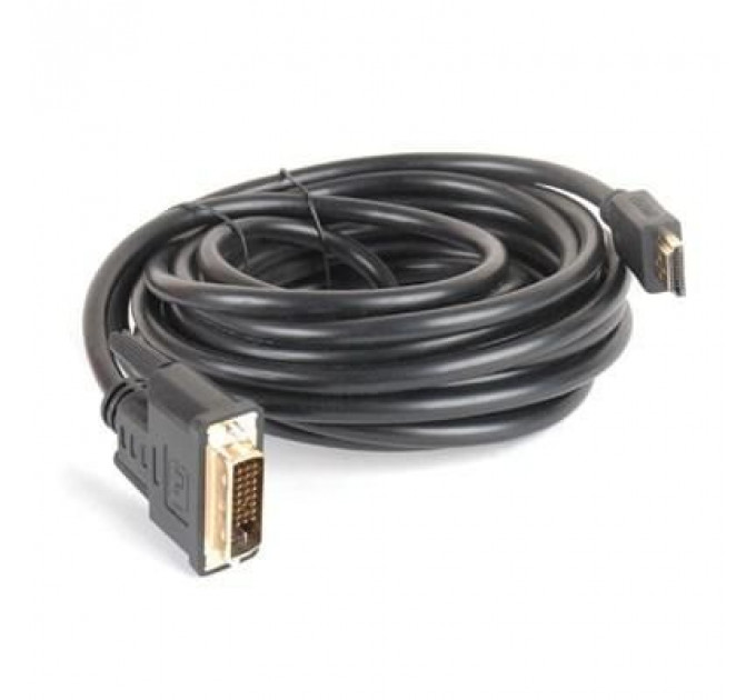 Кабель мультимедійний HDMI to DVI 24+1pin M, 5.0m Gemix (Art.GC 1418)