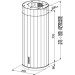 Faber Витяжка кухонна Faber Corinthia Isola Ev8+ Dg Matt/Concrete A37 (110.0456.220)