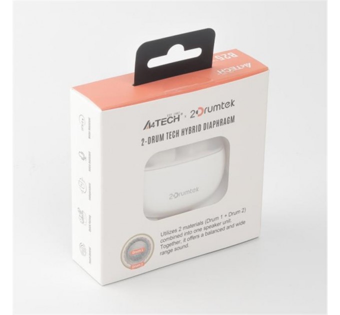 Bluetooth-гарнитура A4Tech B25 Grayish White