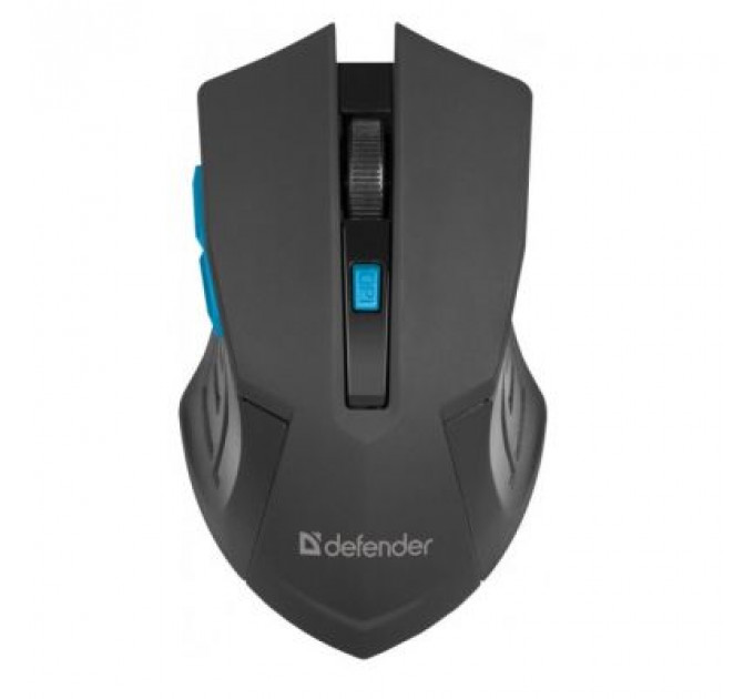 Мишка Defender Accura MM-275 Black-Blue (52275)