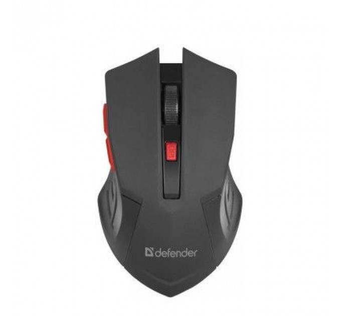 Мишка Defender Accura MM-275 Black-Red (52276)