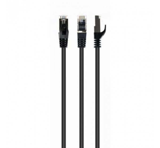 Патч-корд 10м S/FTP Cat 6A CU LSZH black Cablexpert (PP6A-LSZHCU-BK-10M)