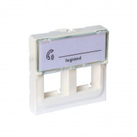 Рамка LEGRAND Mosaic2хRJ45 Keystone (078610)