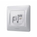 Videx Комп'ютерна розетка Videx BINERA CAT6 одинарна сереб (VF-BNSK1PC6-SS)