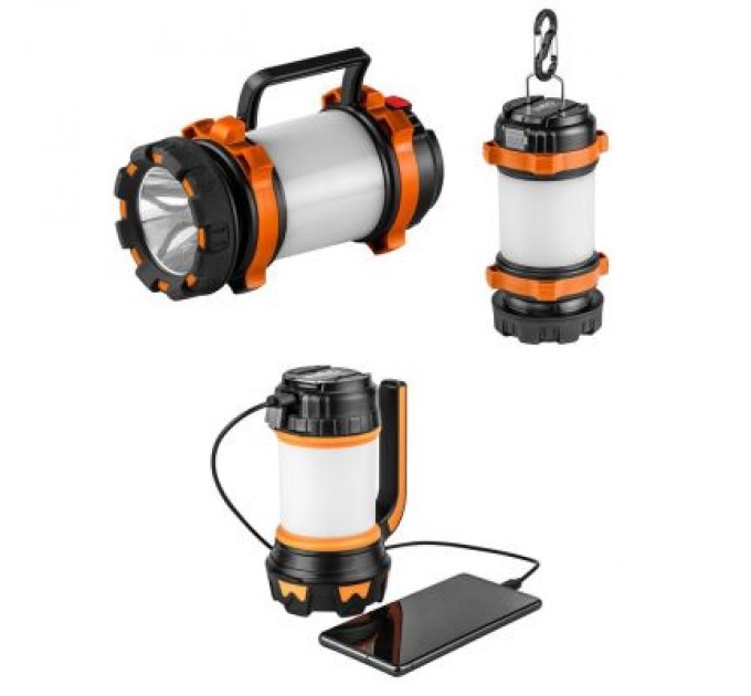 Neo Tools Ліхтар Neo Tools 800 люмен 3в1, power bank, лампа, 10Вт, 1200 мАг (99-031)