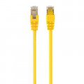 Патч-корд 0.25м FTP cat.6 CCA yellow Cablexpert (PP6-0.25M/Y)