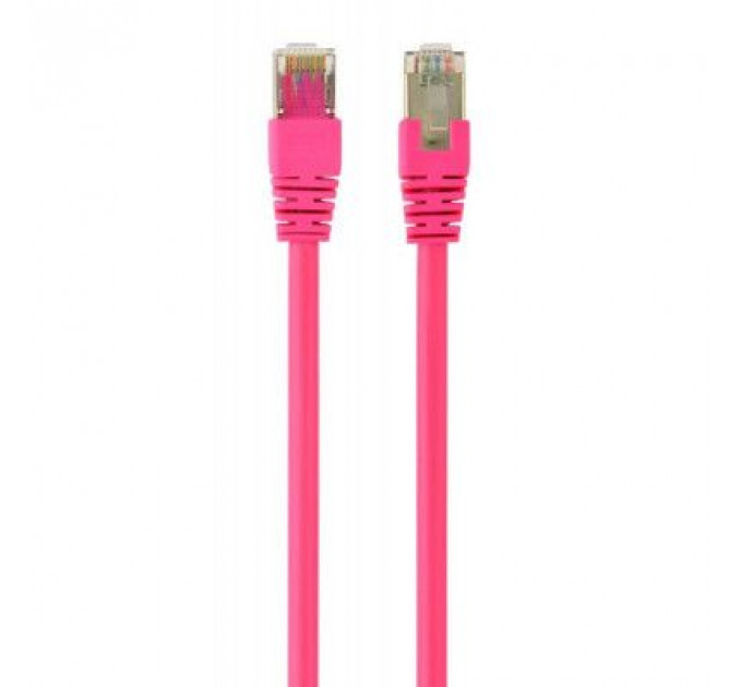 Патч-корд 0.25м FTP cat.6 CCA pink Cablexpert (PP6-0.25M/RO)