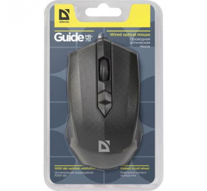 Мишка Defender Guide MB-751 Black (52751)