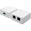 Atcom Комп'ютерна розетка Atcom RJ45 x2 UTP 5e (15254)