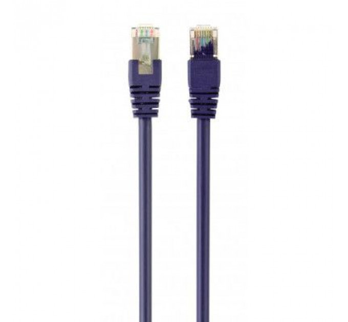 Патч-корд 0.5м FTP cat 6 CCA violet Cablexpert (PP6-0.5M/V)