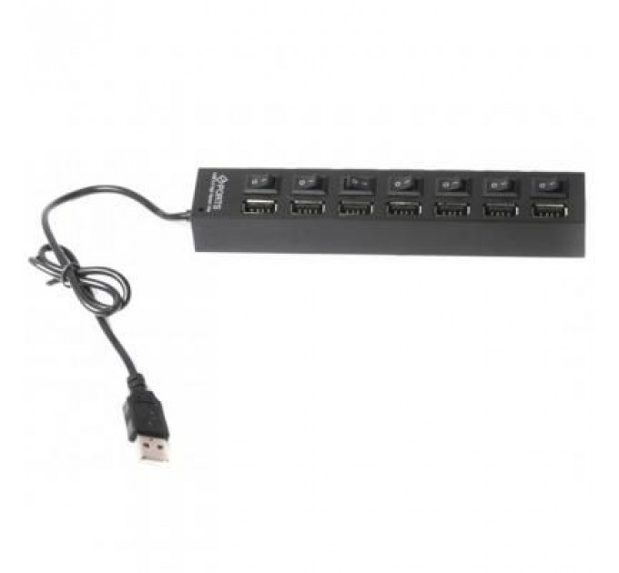 Концентратор 7 port USB 2.0 Gembird (UHB-U2P7-03)